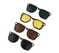 RCstyle Compatible con lentes inteligentes Ray-Ban Meta Wayfarer (estándar) con clip que cambia de color para hombre y mujer (verde oscuro, amarillo visión nocturna, negro, marrón)