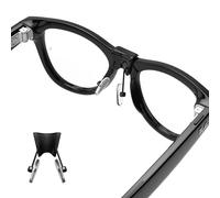 RCstyle HiBloks - Almohadillas de nariz para gafas Ray-Ban Meta Wayfarer/Skyler, silicona antideslizante con clip para gafas de sol Ray Ban Meta Smart (tipo dividido)