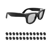 RCstyle HiBloks - Calcomanías de bloqueo de luz LED compatibles con Ray-Ban Meta Wayfarer/Skyler/Headliner y Oakley Meta HSTN, negro, 24 unidades