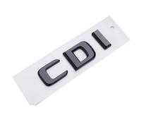 RCTGPGJAC 1 Emblema CDI CGI Cromado Negro Brillante Compatible con Mercedes Benz, Placa de identificación del Maletero, Adhesivo con Logotipo, Fuentes Planas y nítidas.(Black-Flat)