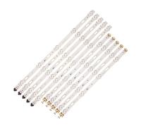 RCTGPGJAC Tira de retroiluminación LED Compatible for Samsung 40" TV UE40MU6000 UE40MU6100 UE40MU6105 UE40JU6500 S_5U75_40_FL_L04 R05 LM41-00120S