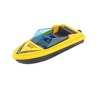 RCULWPLP Barco Modelo, Juguete, Decoración de, Réplica de Aleación, Lancha Rápida para Niños Y Niñas, Amarillo