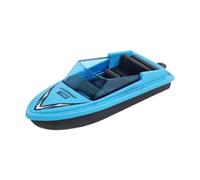 RCULWPLP Barco Modelo, Juguete, Decoración de, Réplica de Aleación, Lancha Rápida para Niños Y Niñas, Azul