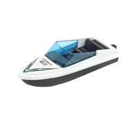 RCULWPLP Barco Modelo, Juguete, Decoración de, Réplica de Aleación, Lancha Rápida para Niños Y Niñas, Blanco