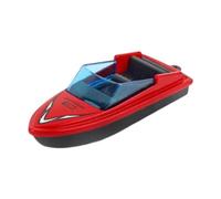 RCULWPLP Barco Modelo, Juguete, Decoración de, Réplica de Aleación, Lancha Rápida para Niños Y Niñas, Rojo