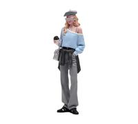 RCULWPLP Figura en Miniatura de Una Niña con, Hecha de Resina, Artículo de Coleccionista, Microescena, Pequeña Estatuilla, Adecuada para Colecciones, de Colores