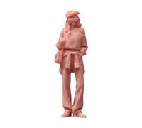 RCULWPLP Figura en Miniatura de Una Niña con, Hecha de Resina, Artículo de Coleccionista, Microescena, Pequeña Estatuilla, Adecuada para Colecciones, Sin Color