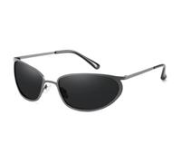 RCXKOOM Matrix Neo Trinity - Gafas de sol para hombres y mujeres, marco de alambre de metal, polarizadas, para conducir, pesca, exteriores, protección UV400