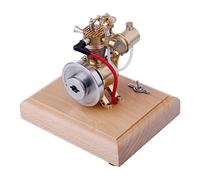 RCXTechPro Kit de modelo de motor Hit and Miss de 1.6CC que funciona, motor vertical de 4 tiempos con limitador de velocidad de bola voladora, modelo de combustión interna coleccionable para adultos