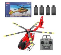 RCXTechPro RC ERA C190 H145 RC Helicóptero, escala 1/30 2.4G 6CH 6G Avión militar de un solo rotor con giroscopio de 6 ejes y retención de altitud y flujo óptico para adultos y principiantes - 4