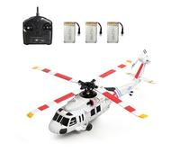 RCXTechPro WL K270 UH-60L Helicóptero sin escobillas 4CH RC con giroscopio de 6 ejes, flujo óptico, retención de altitud, helicóptero militar BlackkHawk con control remoto de 2.4 G, RTR (L/R