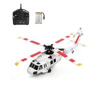 RCXTechPro WL K270 UH-60L Helicóptero sin escobillas 4CH RC con giroscopio de 6 ejes, flujo óptico, retención de altitud, helicóptero militar BlackkHawk con control remoto de 2.4 G, RTR (L/R