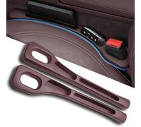 RCZHAK 2 Piezas Relleno Huecos Asiento Coche para Ferrari 296 | 12Cilindri | Amalfi | Daytona SP3 | F80 | SF90, Tapón Espacio Almacenamiento Interior Accesorios Evita Caigan Objetos,B Brown