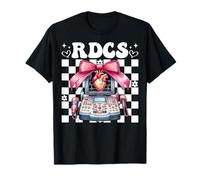 RDCS Echo Tech Ecocardiografía Técnico Chica Mamá Coqueta Camiseta
