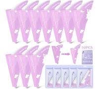 RDDAIPE 50 Piezas Urinella para Mujer, Urinario Portatil Mujer, Urinario Femenino, Orinal Embudo para Orinar de Pie, Orinal Femenino para Acampar Viajar, Atasco de Tráfico, Al Aire Libre, Emergencia