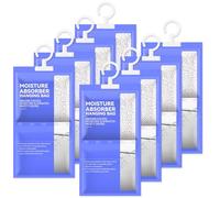 RDDAIPE 8 Pack x 100 g (800g) Bolsas Antihumedad Deshumidificador, Deshumidificadores Armarios, Absorbentes de Humedad para Colgar, Eliminar la Humedad para Armarios, Cuartos de Lavado, Trasteros