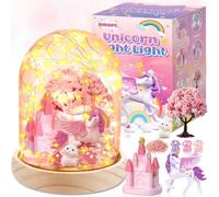 RDDAIPE DIY Luz de Noche Unicornio, Manualidades y Juguetes para Niñas 3-12 Años, Lámpara y Juegos