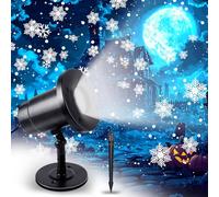 RDDAIPE Proyector Copos de Nieve Exterior, IP65 Impermeable Led Proyector Navidad Exterior para Decoracion Navidad, Exterior, Interior, Jardin, Fachada, Balcon