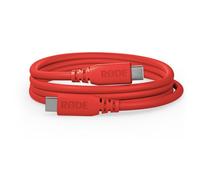 RØDE Cable SC27 USB-C a USB-C SuperSpeed para transferencia de datos rápida de hasta 5 Gbps y suministro de energía de 60W (2m, rojo)