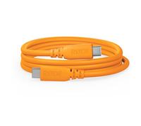 RØDE Cable SC27 USB-C a USB-C SuperSpeed para transferencia de datos rápida de hasta 5 Gbps y suministro de energía de 60W (2m, naranja)