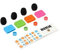 RØDE Colors 2 es un conjunto de cuatro filtros de aire de colores, anillos de identificación de cables, etiquetas y una hoja de pegatinas para RØDE Wireless GO & Lavaliers