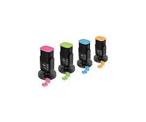 RØDE COLORS Set 1 para NT-USB Mini Rosa Verde Azul Naranja Tapas RØDE Clips | Tapas de colores y clips para cables con compatibilidad USB-A y USB-C para identificación, organización y gestión de cables