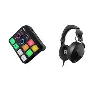 RDE Interfaz de Audio y Tarjeta de Captura de Video en 4K integradas RODE x Streamer x con conectividad XLR,HDMI y TRRS, Negro + NTH-100 de RØDE - Auriculares Negro