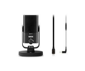 RØDE NT-USB Mini micrófono USB de Condensador de Calidad de Estudio + Cable SC15 USB-C a Lighting (300 mm - Compatible con iOS) para podcasting, Streaming,