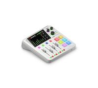 RØDE RØDECaster Duo RØDECaster Duo de RØDE, solución de producción de audio compacta todo en uno para podcasts, transmisiones, producción musical y creación de contenido (Blanco)