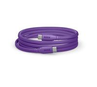 RØDE SC17 Cable USB-C a USB-C, Para Micrófonos USB-C, Ordenadores, Teléfonos y Tablets, Cable Blindado de 1,5m, Certificación Hi-Speed (Morado)