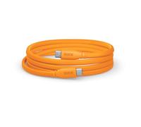 RØDE SC17 Cable USB-C a USB-C, Para Micrófonos USB-C, Ordenadores, Teléfonos y Tablets, Cable Blindado de 1,5m, Certificación Hi-Speed (Naranja)