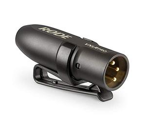 RØDE VXLR Pro Adaptador Balanceado TRS de 3.5mm a XLR | Transformador de señal interno con conector TRS de bloqueo de 3,5 mm para alimentación fantasma, audio equilibrado y