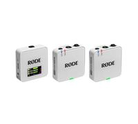 RØDE Wireless GO (Gen 3) - Micrófono inalámbrico Compacto - Audio prístino, grabación en 32 bits de Punto Flotante, Control automático de Nivel, para teléfonos, cámaras y computadoras (Blanco)