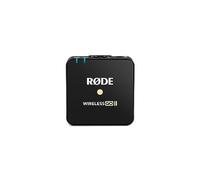 RØDE Wireless GO II TX Transmisor inalámbrico ultracompacto RØDE Wireless GO II TX con micrófono incorporado, grabación a bordo y alcance de hasta 200 metros para grabación cinematográfica, entrevistas y creación de contenido (solo el transmisor)