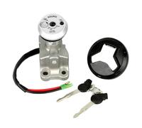 RDEQKIVZ Cerradura Encendido Moto Compatible con Yamaha para NMAX 155 2015-2019 Interruptor De Encendido De Motocicleta Tanque De Gasolina para Tapa De Bloqueo De Gasolina con Llave