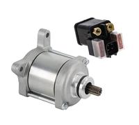 RDEQKIVZ Relé Arranque Solenoide Compatible con CRF450R para CRF450RX 2019 2020 2021 2022 2023 31200-MKE-A71 35851-MKE-A11 Motor De Arranque De Motocicleta Y Solenoide para Relé
