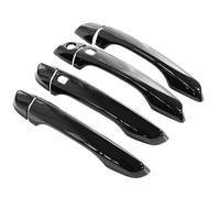 RDEQKIVZ Tiradores Exteriores Coche Compatible con Opel para Crossland X 2018 2019 2020 2021-2023 Pegatinas para Manija De Puerta Color Negro Brillante Accesorios Protectores para Coche