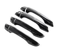 RDEQKIVZ Tiradores Exteriores Coche Compatible con Opel para Crossland X 2018 2019 2020 2021-2023 Pegatinas para Manija De Puerta Color Negro Brillante Accesorios Protectores para Coche