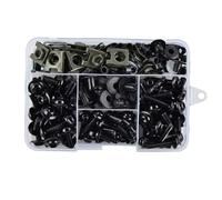 RDEQKIVZ Tornillos carenado Motocicleta Compatible con 195 Piezas Piezas Generales Accesorios Motocicleta Pernos Carenado Aluminio Kit Tornillos Clips Tuerca Carenado para Kit Surtido De Pernos