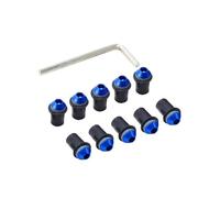 RDEQKIVZ Tornillos carenado Motocicleta Compatible con Suzuki para K1 K2 para K3 K4 K5 5 Mm 10PCS Pernos Parabrisas Motocicleta Tornillos Tuerca Sujeción Pernos De Carenado Motocicleta