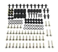 RDEQKIVZ Tornillos carenado Motocicleta Compatible con Yamaha para MT-09 para FJR1300 para YZF-R3 para R25 Motocicleta Kit Completo Pernos Carenado Completo Tuercas Tornillo Acero para Ajuste