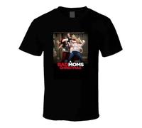 RDESEDRTRE A Bad Moms Christmas Holiday Movie T-Shirt Black XXL
