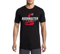 RDESEDRTRE Bushmaster-Firearms-Snake-Logo-T-Shirt Black M