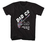 RDESEDRTRE Dad CO Gonna Love You Till The Day I Die Men T Shirt Black L