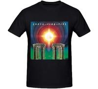 RDESEDRTRE Earth, Wind & Fire I Am Mens T Shirts Design Crew Neck Black S