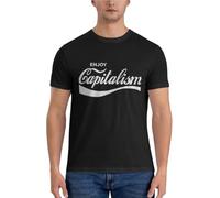 RDESEDRTRE Enjoy-Capitalism-Essential-T-Shirt Black L