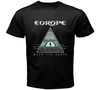 RDESEDRTRE Europe Walk The Earth Album Men's Black T-Shirt Black S