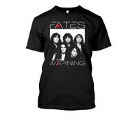 RDESEDRTRE Fates Warning Band T-Shirt - Classic Lineup Progressive Metal Graphic Black M