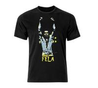 RDESEDRTRE Fela Kuti Iconic Afrobeat T Shirt Black XXL