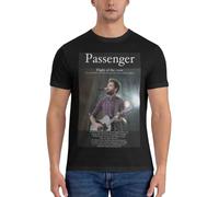 RDESEDRTRE Flight of The Crow Passenger Let Her Go Men t Shirt Black XL